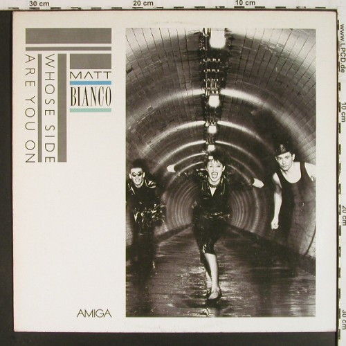 Matt Bianco: Whose Side Are You On, Amiga (8 56 499), DDR, 1984 Typ: LP Best.-Nr.: V7954 Preis: 6,00 Euro.
