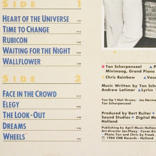 Scherpenzeel,Ton: Heart of the Universe, m-&sol;vg+, Metronome (823 350-1ME), D, 1984 Typ: LP Best.-Nr.: V7962 Preis: 6,00 Euro.