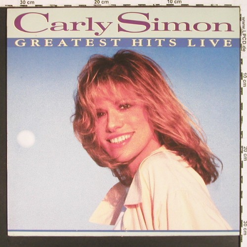 Simon,Carly: Greatest Hits Live, Arista (209 196), D, 1988 Typ: LP Best.-Nr.: V7966 Preis: 6,00 Euro.