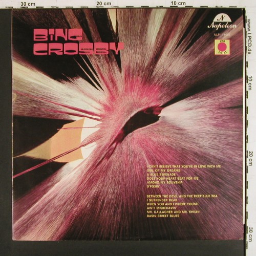 Crosby,Bing: Same, Napoleon (NLP-11007), I Typ: LP Best.-Nr.: V7970 Preis: 5,00 Euro.