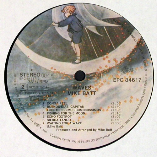 Batt,Mike: Waves, Epic (EPC 84617), NL, 1980 Typ: LP Best.-Nr.: V7979 Preis: 6,00 Euro.