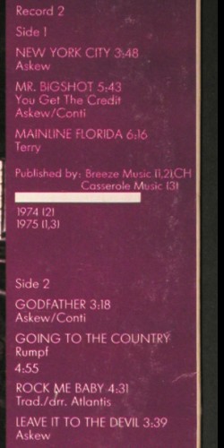 Atlantis: Live, Fabrik Hamburg, m &sol;VG-, Venus (V79 AT- 1010), D, Ri, 1979 Typ: 2LP Best.-Nr.: V7982 Preis: 15,00 Euro.