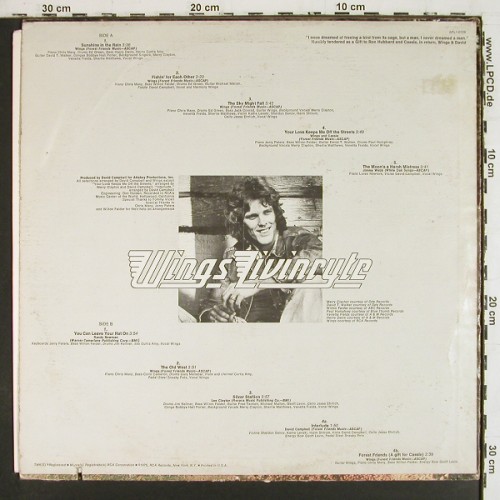 Livinryte,Wings: Your love keeps me of the Streets, RCA, m-/vg-(APL1-0728), US, co, 1975 - LP - V8003 - 6,00 Euro