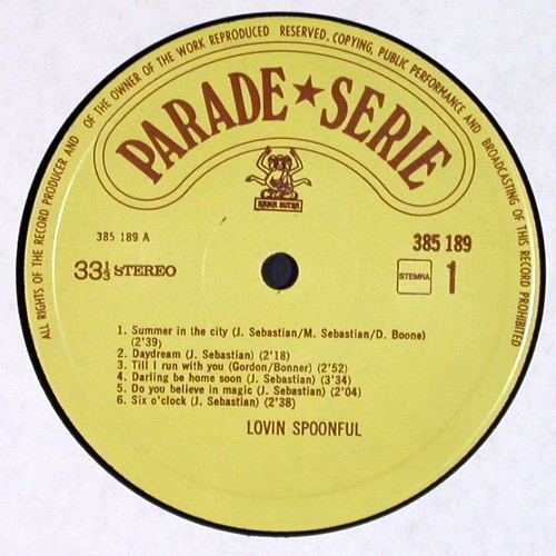Lovin'Spoonful: The Very Best Of, Kama Sutra/Parade Serie(385.189), NL,  - LP - V8008 - 5,00 Euro