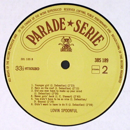 Lovin'Spoonful: The Very Best Of, Kama Sutra/Parade Serie(385.189), NL,  - LP - V8008 - 5,00 Euro