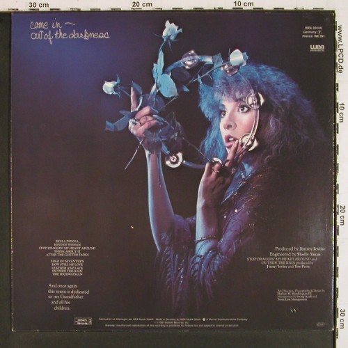 Nicks,Stevie: Bella Donna, m-/m-, WEA(99 169), D, 1981 - LP - V8103 - 9,00 Euro
