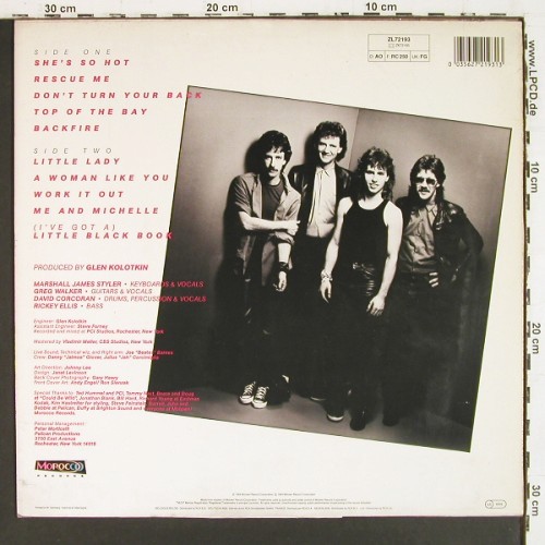 Duke Jupiter: White Knuckle Ride, Morrocco Records(ZL 72193), D, 1984 - LP - V8127 - 7,50 Euro