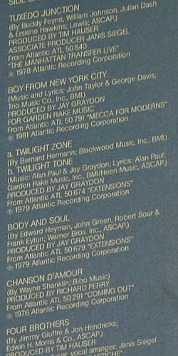 Manhattan Transfer: The Best of the, Atlantic(ATL K 50 856), D, 1981 - LP - Y1317 - 6,00 Euro