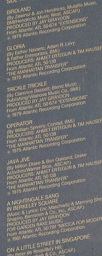 Manhattan Transfer: The Best of the, Atlantic(ATL K 50 856), D, 1981 - LP - Y1317 - 6,00 Euro