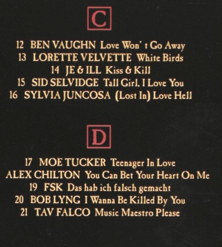 V.A.Love Is My Only Crime: Michael Hurley... Tav Falco, Veracity&sol;IRS (964.966), D, 1993 Typ: 2LP Best.-Nr.: Y313 Preis: 7,50 Euro.