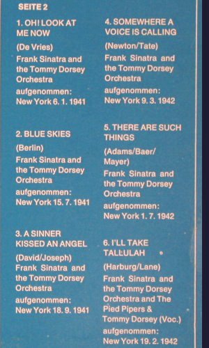 Sinatra,Frank: The Young,Orign. Aufnahmen 1939-42, Historia (H-624), D, 1970 Typ: LP Best.-Nr.: Y350 Preis: 6,00 Euro.