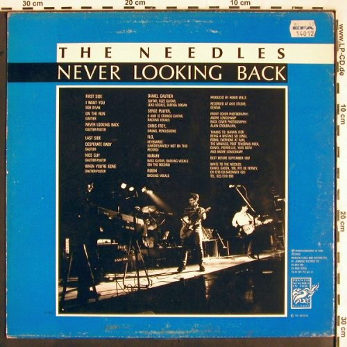 Needles: Never Loooking Back, m-/vg+, Phantas Magoria in Town (PIT 8601), CH/I, 1986 Typ: LP Best.-Nr.: V2444 Preis: 9,00 Euro