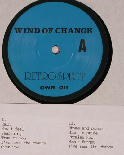 Wind of Change: Retrospect, Old World Records (OWR 011), D, 1990 Typ: LP Best.-Nr.: V2729 Preis: 12,50 Euro
