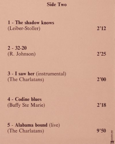 Charlatans: Alabama Bound, Mono, EVA (12017), F, 1983 Typ: LP Best.-Nr.: V2761 Preis: 20,00 Euro