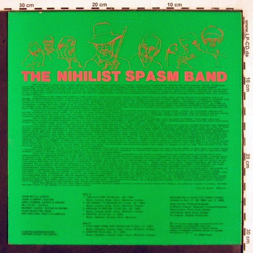 Nihilist Spasm Band: x~x=x, United Dairies (UD 016), UK, 1985 Typ: LP Best.-Nr.: V2859 Preis: 24,00 Euro