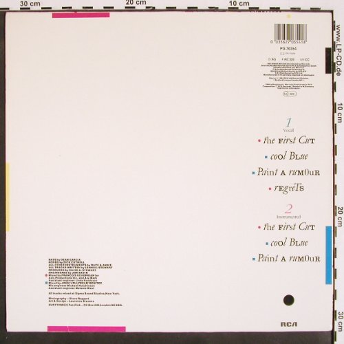 Eurythmics: Touch Dance, RCA (PG 70354), D, 1984 Typ: LP Best.-Nr.: V4318 Preis: 7,50 Euro