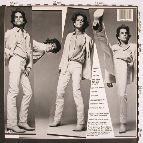 Johansen,David: In Style, Blue Sky (JZ 36082), US, 1979 Typ: LP Best.-Nr.: V4475 Preis: 12,50 Euro