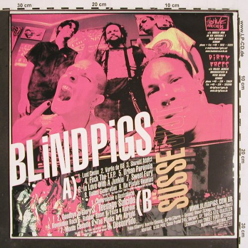 Blindpigs: Süsse Wut LP, Dirty Faces (DF 83), D, 2001 Typ: LP Best.-Nr.: V5160 Preis: 17,50 Euro