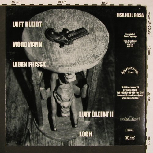 Lisa Hell Rosa: 1997, 5Tr., Vince Lombardy Highschoo (VINCE 026), D, 1997 Typ: LP Best.-Nr.: V5276 Preis: 7,50 Euro