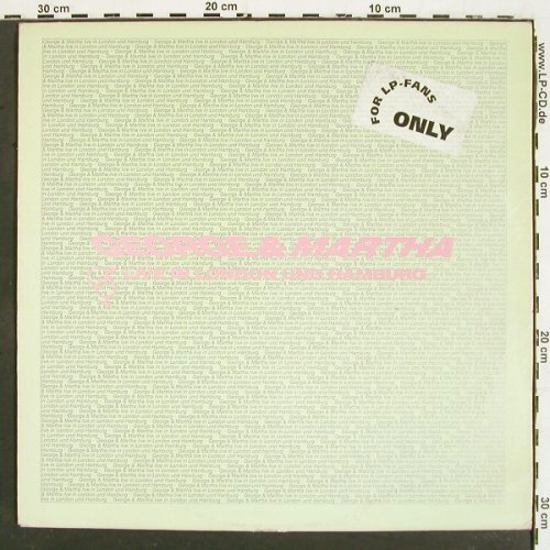George & Martha: Live in London & Hamburg,Markthalle, Collision(COLP 8.009), D,m-/vg+, 1988 - LP - V5388 - 9,00 Euro