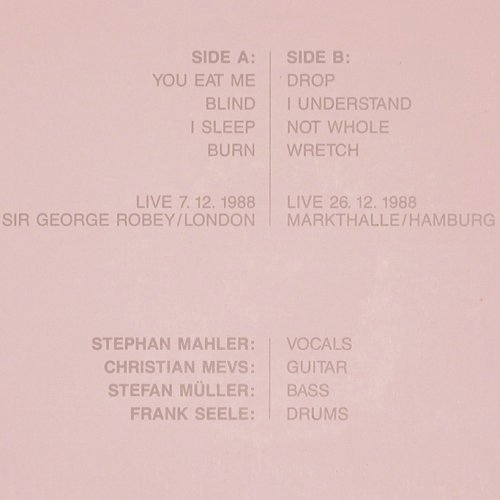 George & Martha: Live in London & Hamburg,Markthalle, Collision(COLP 8.009), D,m-/vg+, 1988 - LP - V5388 - 9,00 Euro
