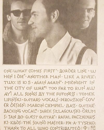 Fotoness,The: When I Die, Polskie Nagrania (SX 2608), PL, 1988 Typ: LP Best.-Nr.: V5410 Preis: 7,50 Euro