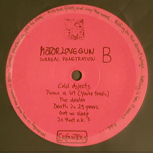 Motorlovegun: Surreal Penetration, m /VG-, Encounter (1), D, 1995 Typ: LP Best.-Nr.: V5630 Preis: 6,00 Euro