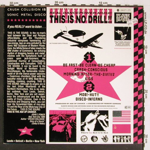 Age Of Chance: Crush Collision Is Sonic Metal Disc, Virgin (208 271-270), D,6 Tr., 1986 Typ: 12" Best.-Nr.: V5662 Preis: 5,00 Euro