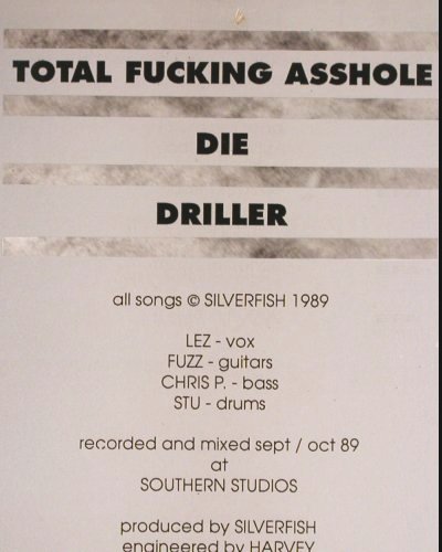Silverfish: T.F.A. / Die / Driller, E.P., Wiiija (WIJ 5), F, 1989 Typ: 12" Best.-Nr.: V5673 Preis: 7,50 Euro