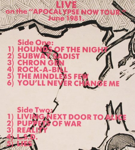 Chron Gen: Live On Apocalypse Now Tour 81, Chaos Lim.Ed.of 1920(APOCA 1), UK, 1983 - LP - V5799 - 35,00 Euro