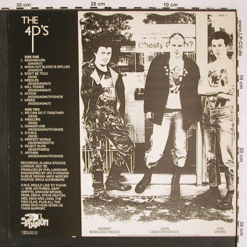 Dead Man's Shadow: The 4 P'S, Expulsion(EXIT 2), UK, 1983 - LP - V5800 - 25,00 Euro