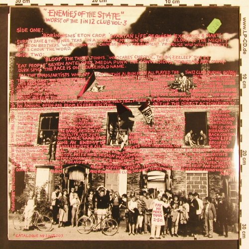 V.A.Enemies Of The State: Eaton Crop.. Household Name, 15Tr., 1 In 12 Club (Vol.3), UK, 1984 Typ: LP Best.-Nr.: V5844 Preis: 20,00 Euro