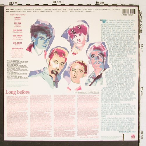 Split Enz: History Never Repeats, Best Of, AM(SP 3289), US, co, 1987 - LP - V5885 - 7,50 Euro