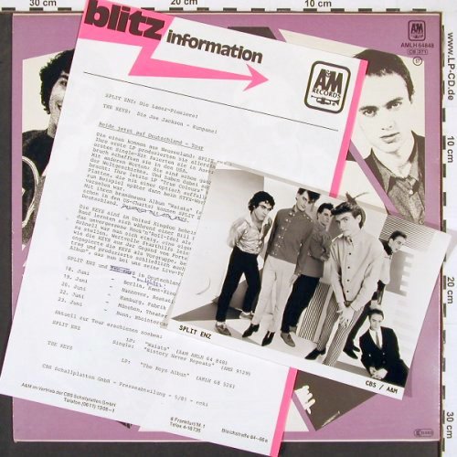 Split Enz: Waiata, Facts, Foto, AM (LH 64848), NL, 1981 Typ: LP Best.-Nr.: V6309 Preis: 9,00 Euro