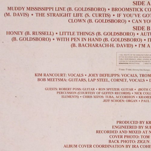 Bobby: When The People Were Shorter, Shimmy Disc Europe (SDE 8913), NL, 1989 Typ: LP Best.-Nr.: V6378 Preis: 9,00 Euro