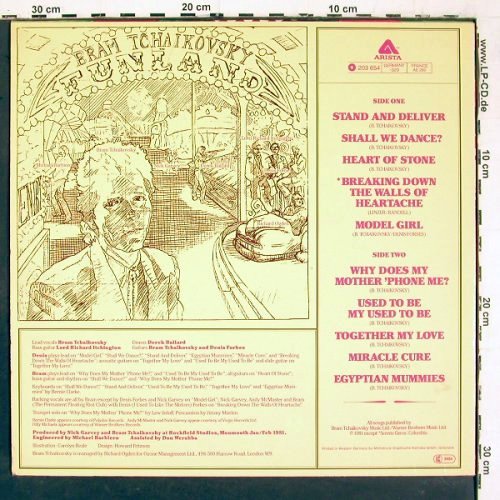 Bram Tchaikovsky: Funland, Arista (203 654), D, 1981 Typ: LP Best.-Nr.: V6453 Preis: 6,00 Euro