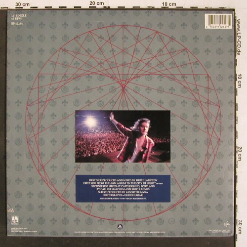 Simple Minds: Promised you a Miracle+3,Glasgow 85, Virgin(SP-12244), US, co, 1987 - 12inch - V6554 - 7,50 Euro
