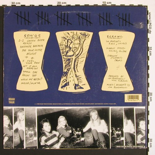 Scrawl: He's Drunk, m /vg+, RoughTrade(Rough US 51), US, 1988 - LP - V7069 - 12,50 Euro