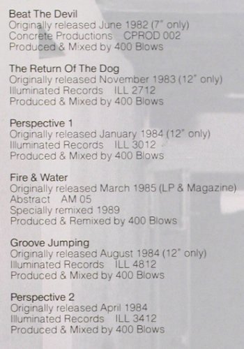 400 Blows: Yesterday,Today...A Retrosp 82-85, Pinpoint Records(572 91 202), D,like new, 1989 - LP - V7079 - 12,50 Euro