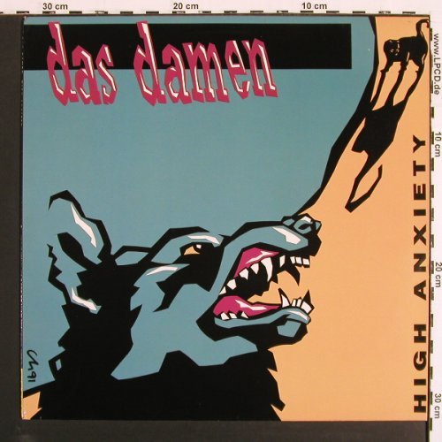 Das Damen: High Anxiety, 5Tr., City Slang(SLANG 10), D, 1991 - LP - V7325 - 5,00 Euro