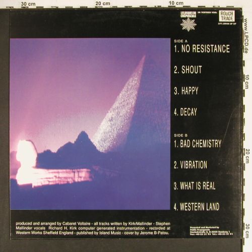 Cabaret Voltaire: Body And Soul (like new), Les Disques duCrepuscule (371.0944.2), D, 1991 Typ: LP Best.-Nr.: V7615 Preis: 14,00 Euro.