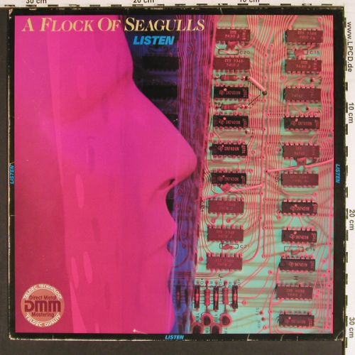 A Flock Of Seagulls: Listen, m-&sol;vg+, Jive (6.25502 AO), D, 1983 Typ: LP Best.-Nr.: V7629 Preis: 6,00 Euro.