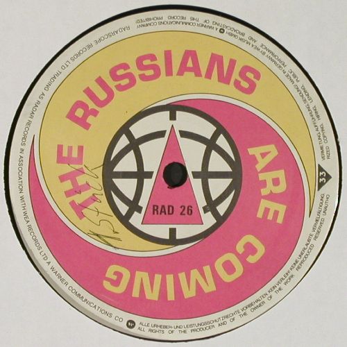 Bram Tchaikovsky: The Russians Are Coming,Foc, m-&sol;vg+, Radarscope(RAD26) (RAD 58 128), D, 1980 Typ: LP Best.-Nr.: V7631 Preis: 6,00 Euro.