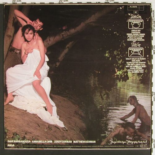 Bow Wow Wow: See Jungle! See Jungle! Go...vg+&sol;m-, RCA (PL 25376), D, 1981 Typ: LP Best.-Nr.: V7634 Preis: 7,50 Euro.
