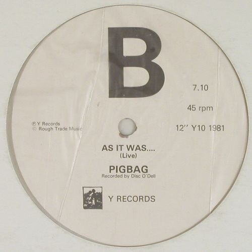 Pigbag: Papa's Got A Brand New Pigbag+1, Y Records (12" Y10), UK, m-&sol;vg+, 1981 Typ: 12" Best.-Nr.: V7635 Preis: 6,00 Euro.