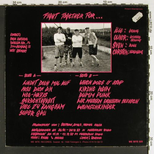 Emils: Fight Together For..., vg+&sol;m-, We Bite (025), D, 1988 Typ: LP Best.-Nr.: V7640 Preis: 12,50 Euro.