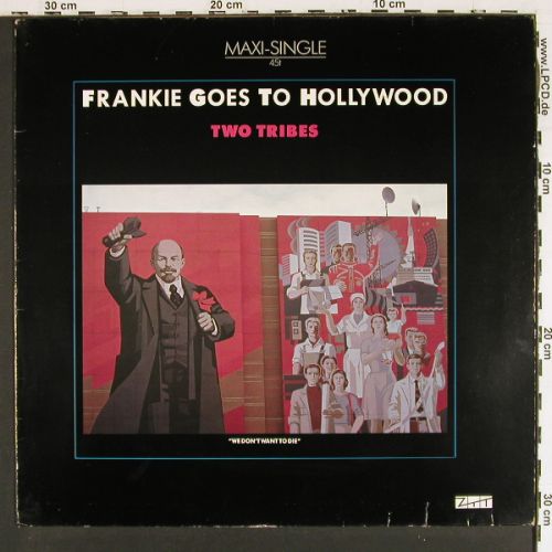 Frankie Goes To Hollywood: Two Tribes*2 &sol; War, m-&sol;vg+, ZTT (601 325-213), D, 1984 Typ: 12" Best.-Nr.: V7647 Preis: 5,00 Euro.