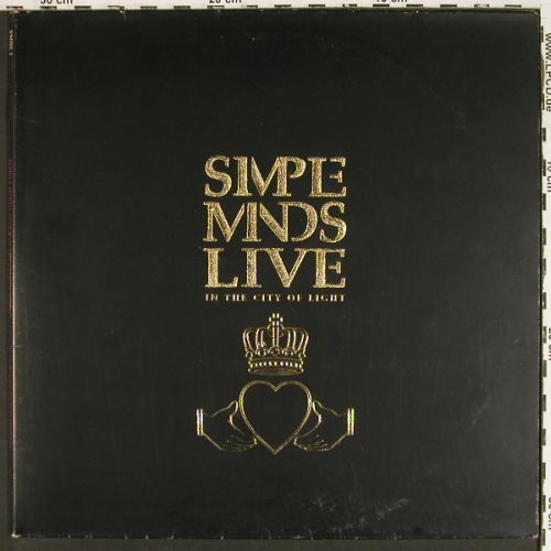 Simple Minds: In The City Of Light, Foc, m-&sol;vg+, Virgin (303 067-420), UK,Booklet, 1987 Typ: 2LP Best.-Nr.: V7665 Preis: 12,50 Euro.