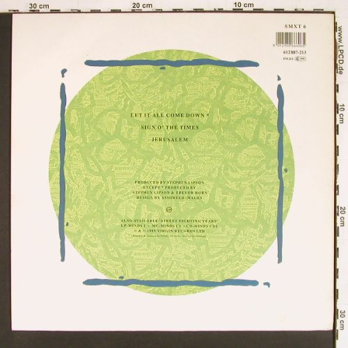 Simple Minds: Let It All Come Down+2, Amsterd. EP, Virgin (SMXT 6) (612 887-213), EU, Facts, 1989 Typ: 12" Best.-Nr.: V7668 Preis: 5,00 Euro.