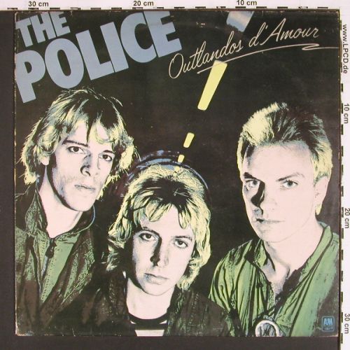 Police: Outlandos d'Amore, m-&sol;vg+, AM (AMLH 68502), NL, 1978 Typ: LP Best.-Nr.: V7669 Preis: 7,50 Euro.